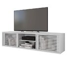 Rack Suspenso Para Tv Até 72 Polegadas 180cm Em Bp Porta Ripa