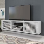 Rack Suspenso Para Tv Até 72 Polegadas 180cm Em Bp Porta Ripa