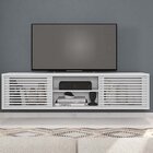 Rack Suspenso Para Tv Até 72 Polegadas 180cm Em Bp Porta Ripa