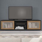 Rack Suspenso Para Tv Até 72 Polegadas 180cm Em Bp Porta Tela