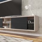 Rack Suspenso Para Tv Até 75 Polegadas 220cm Em Bp Porta Pier