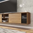 Rack Suspenso Para Tv Até 75 Polegadas 220cm Em Bp Porta Pier