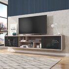 Rack Suspenso Para Tv Até 75 Polegadas 220cm Em Bp Porta Ripa