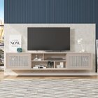 Rack Suspenso Para Tv Até 75 Polegadas 220cm Em Bp Porta Tela