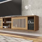 Rack Suspenso Para Tv Até 75 Polegadas 220cm Em Bp Porta Tela