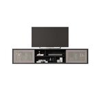 Rack Suspenso Para Tv Até 75 Polegadas 220cm Em Bp Porta Tela