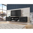 Rack Suspenso Para Tv Até 75 Polegadas 220cm Em Bp Porta Tela