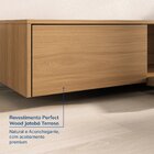 Rack Suspenso Para Tv Até 75 Polegadas Portas Ripadas 210cm A