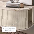 Rack Suspenso Para Tv Curvo Até 75 Polegadas Algarve Cinamomo