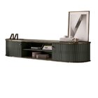 Rack Suspenso Para Tvs Até 75 Polegadas Algarve Jade/oliva