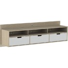 Rack Suspenso Pênsil – Olivar - Natural Carvalho / Branco