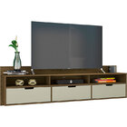 Rack Suspenso Pênsil – Olivar - Rustico Carvalho / Off White