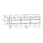 Rack Suspenso Pênsil Preto 180 Cm