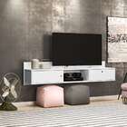 Rack Suspenso Renna Branco 162 Cm