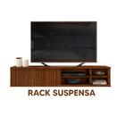 Rack Suspenso Ripado Tv Até 70 Polegadas Marroquim Greta Dj M
