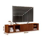 Rack Suspenso Ripado Tv Até 70 Polegadas Marroquim Greta Dj M