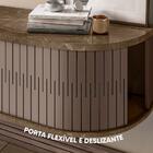 Rack Suspenso Ripado Tv Até 75 Polegadas Imperial Sepia Algar