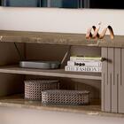 Rack Suspenso Ripado Tv Até 75 Polegadas Imperial Sepia Algar