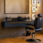 Rack Suspenso Uno P/ Tvs Até 65 Polegadas 180cm 2 Portas Pret