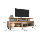 Rack Texas Off White E Cinamomo 160 Cm