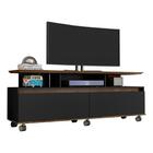 Rack Texas Preto E Cinamomo 160 Cm