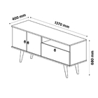 Rack Topazi Preto Acetinado