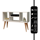 Rack Tv 32 Polegadas Noruega Branco - Moveise