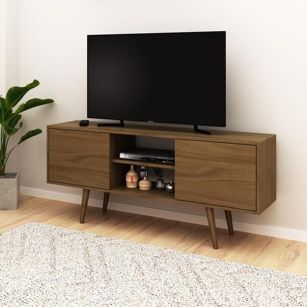 Rack Tv 42" Com 2 Portas Multimóveis Cr45007 Capuccino