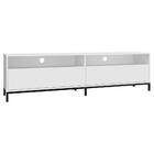 Rack Tv 50" 2 Portas Basculantes Multimóveis Cr45079 Branco