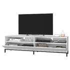 Rack Tv 50" 2 Portas Basculantes Multimóveis Cr45079 Branco