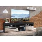 Rack Tv 65" Com Espelho E 2 Portas Paris Multimóveis Preto