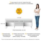 Rack Tv 65 Retrô C/ Espelho 2 Portas Paris Multimóveis V3332