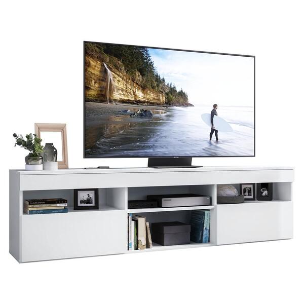 Rack Tv 65" Suspenso Com  2 Portas Paris Multimóveis V3326