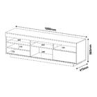 Rack Tv 75" 1 Porta De Correr Multimóveis Cr45177