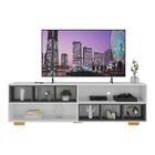 Rack Tv 75" Com Nichos E Pés Jazz Multimóveis V1023 B