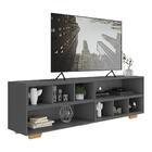 Rack Tv 75" Com Nichos E Pés Jazz Multimóveis V1023 G