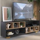 Rack Tv 75" Com Nichos E Pés Jazz Multimóveis V1023 P