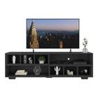 Rack Tv 75" Com Nichos E Pés Jazz Multimóveis V1023 P