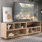 Rack Tv 75" Com Nichos E Pés Jazz Multimóveis V1023 R
