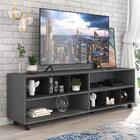 Rack Tv 75" Com Rodízios E Nichos Jazz Multimóveis V1020