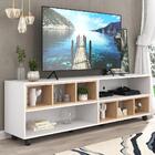 Rack Tv 75" Com Rodízios E Nichos Jazz Multimóveis V1020