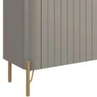 Rack Tv 75 Pol 220cm 4 Portas Brise Blen Grigio/dourado I06 -