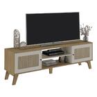 Rack Tv 75" Retrô Com 2 Portas Multimóveis Cr45166
