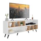 Rack Tv 75" Retrô Com Nichos Jazz Multimóveis V1022 B