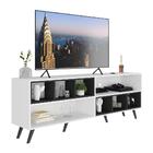 Rack Tv 75" Retrô Com Nichos Jazz Multimóveis V1022 B