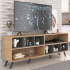 Rack Tv 75" Retrô Com Nichos Jazz Multimóveis V1022 R