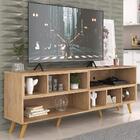 Rack Tv 75" Retrô Com Nichos Jazz Multimóveis V1022 R