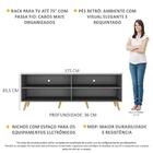 Rack Tv 75" Retrô Jazz Multimóveis V1017