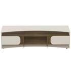 Rack Tv 86 Pol 220cm Com 2 Portas Reno Off White/pinho A09 -