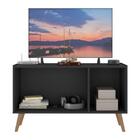 Rack Tv Até 32 Polegadas 3 Portas Retrô Com Espelhos Multimóv